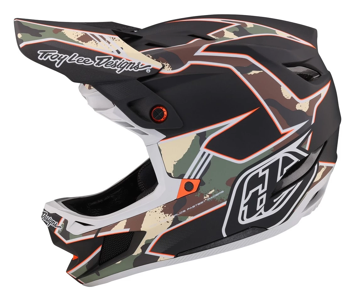 Troy Lee Designs - Fullface-Helm D4 Composite MIPS Matrix Camo 23 Army Green 4 Troy Lee Designs - Fullface-Helm D4 Composite MIPS Matrix Camo 23 Army Green – Bild 2