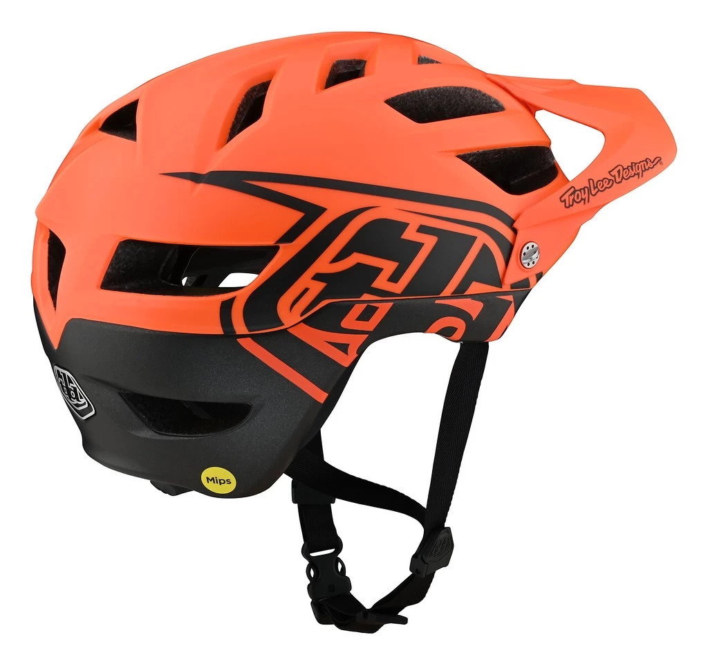 Troy Lee Designs - MTB-Helm A1 Drone Fire Red 4 Troy Lee Designs - MTB-Helm A1 Drone Fire Red – Bild 2