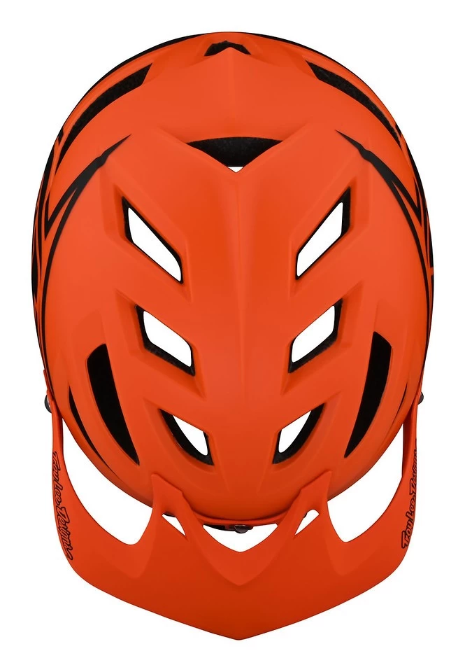 Troy Lee Designs - MTB-Helm A1 Drone Fire Red 5 Troy Lee Designs - MTB-Helm A1 Drone Fire Red – Bild 3