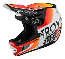 Troy Lee Designs - Fullface-Helm D4 Composite MIPS Qualifier 23 White / Orange -Fahrradladen i thWjGGb X2 1280x1280