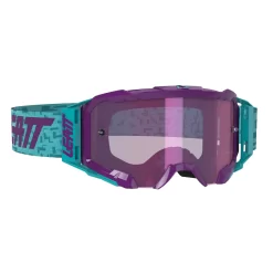 Leatt - Brille Velocity 5.5 Iriz Antifog Lens Clear Uni Aqua/Purple