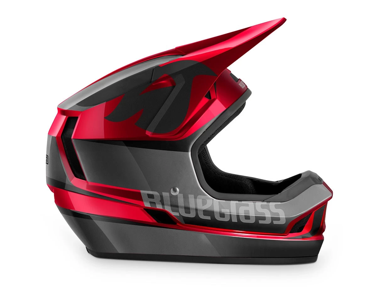 Bluegrass - Fullface-Helm Legit Black Red Metallic | Glossy 3 Bluegrass - Fullface-Helm Legit Black Red Metallic | Glossy