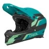 ONeal - Fullface-Helm Fury Stage Black/Teal -Fahrradladen o neal downhill mtb helm downhill mtb helmet fury 1 1280x1280