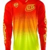 Troy Lee Designs - Jersey SE Air Starburst Langarm Flo Yellow/Orange -Fahrradladen temp17tld seair jersey starburst floyelorg 02 xlh4Qlxe794DdFI 1280x1280
