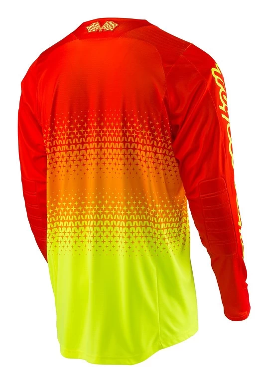 Troy Lee Designs - Jersey SE Air Starburst Langarm Flo Yellow/Orange 4 Troy Lee Designs - Jersey SE Air Starburst Langarm Flo Yellow/Orange – Bild 2