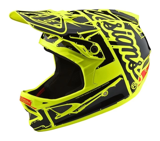 Troy Lee Designs - Helm D3 Fiberlite Factory Flo Yellow Austellungsmodell 3 Troy Lee Designs - Helm D3 Fiberlite Factory Flo Yellow Austellungsmodell