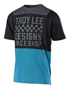 Troy Lee Designs - Jersey Skyline Air Checker 18 Kurzarm Ocean/Black