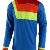 Troy Lee Designs - Jersey GP Prisma Langarm Blue