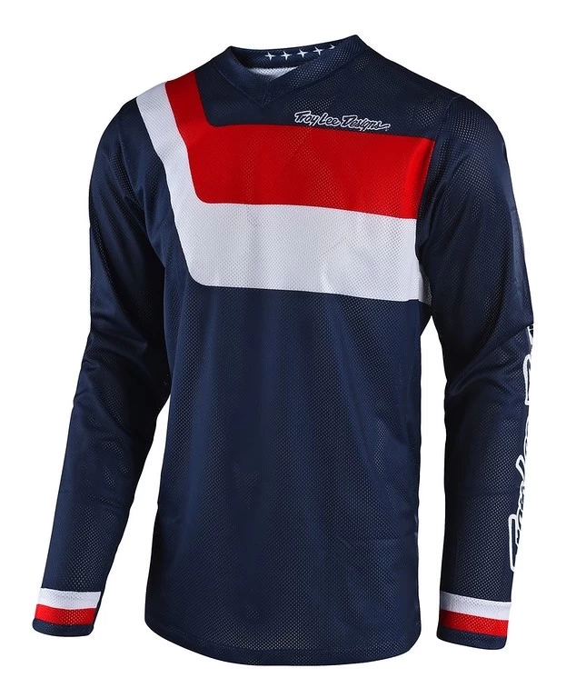 Troy Lee Designs - Jersey GP Air Prisma Langarm Navy 3 Troy Lee Designs - Jersey GP Air Prisma Langarm Navy