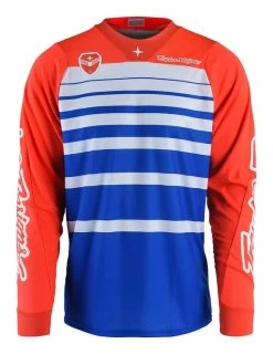 Troy Lee Designs - Jersey SE Streamline Langarm Blue/Orange