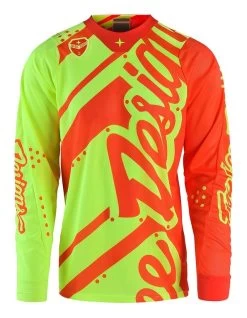 Troy Lee Designs - Jersey SE Air Shadow Langarm Flo Yellow/Orange