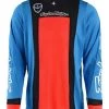 Troy Lee Designs - Jersey SE Air Squadra Langarm Cyan/Orange