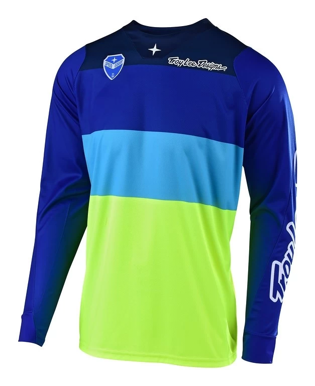 Troy Lee Designs - Jersey SE Beta 19 Langarm Flo Yellow/Blue 3 Troy Lee Designs - Jersey SE Beta 19 Langarm Flo Yellow/Blue