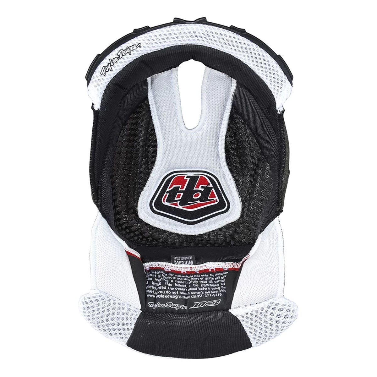 Troy Lee Designs - D3 Headliner White M 3 Troy Lee Designs - D3 Headliner White M